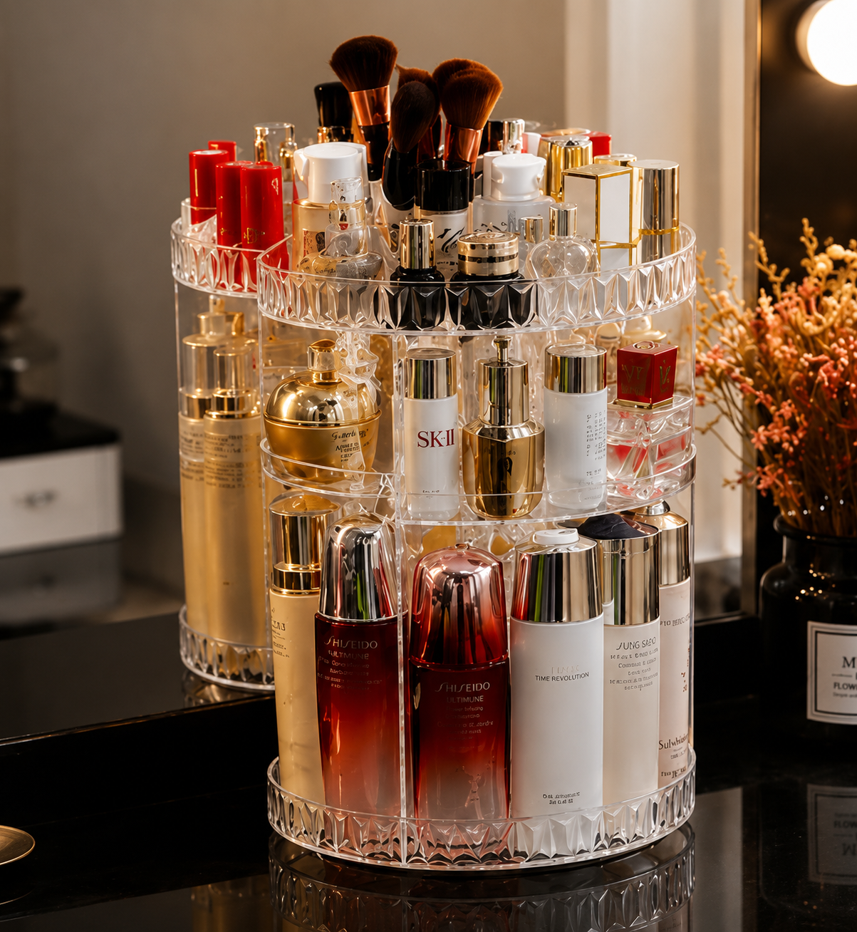 Cosmetic Storage Display Case