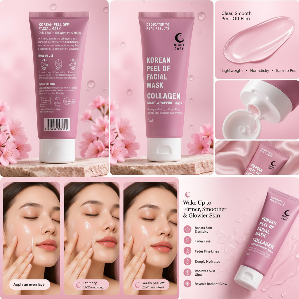 Korean Wrapping Peel Off Mask (Pack of 2)