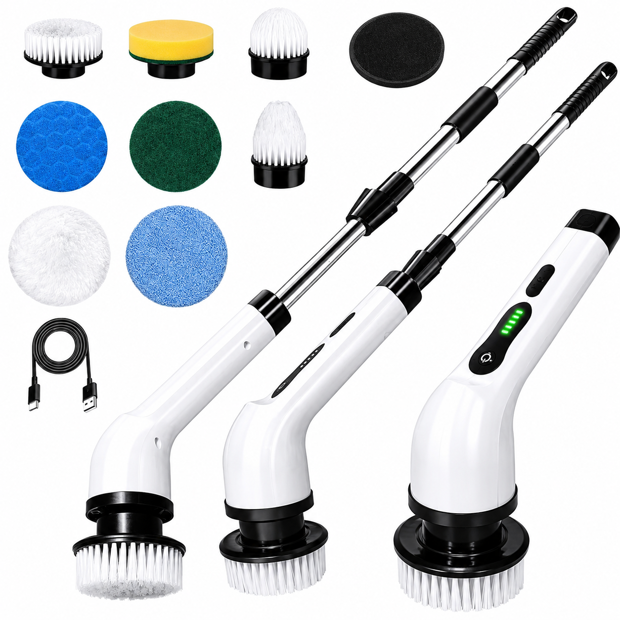 9-in-1 Electric Spin Scrubber